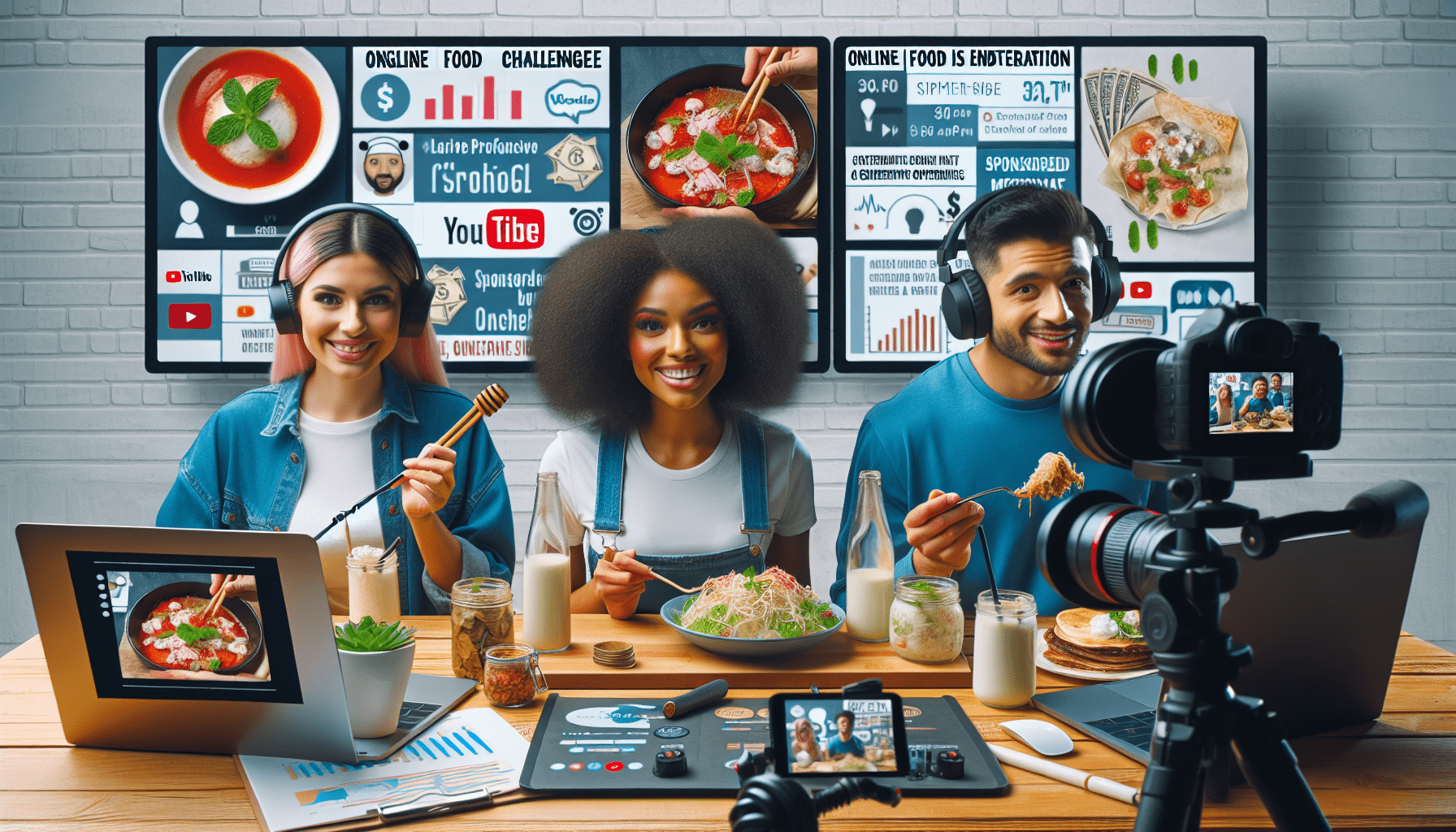 Earn cash by eating food online
