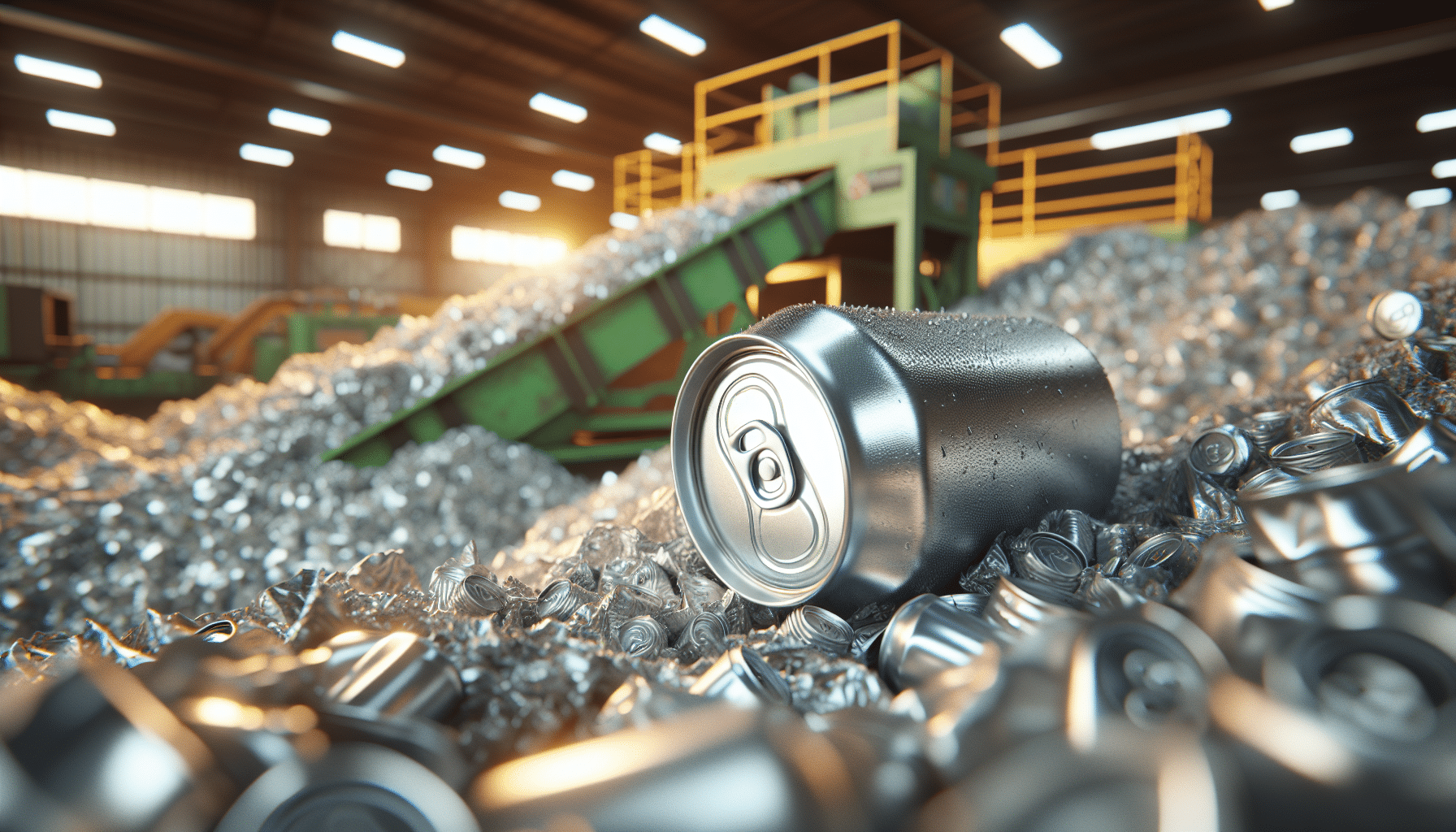 Recycling centers and scrap yards paying for discarded aluminum cans