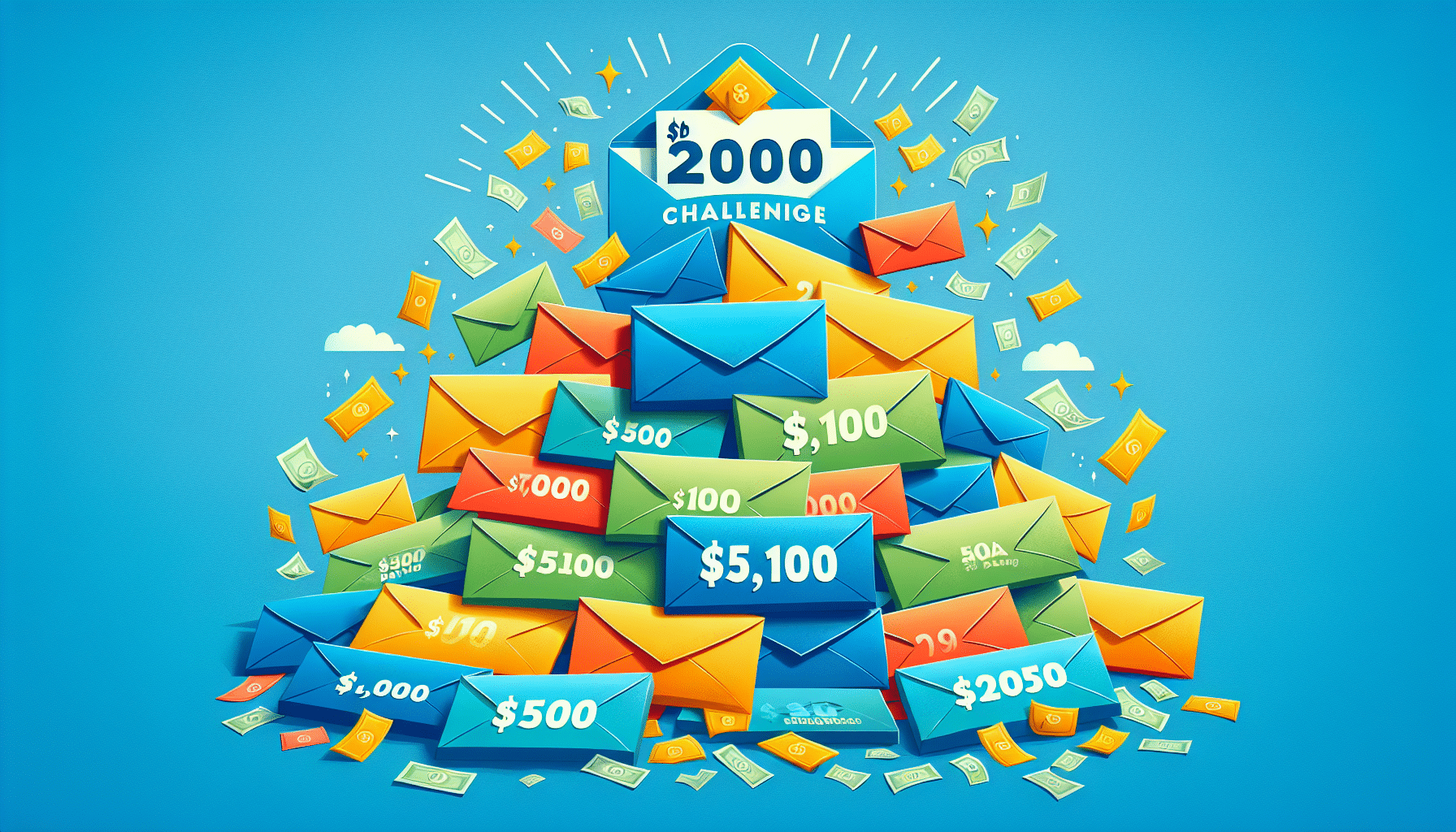 The 200 Envelope Challenge: Save $5,100 in 200 Days