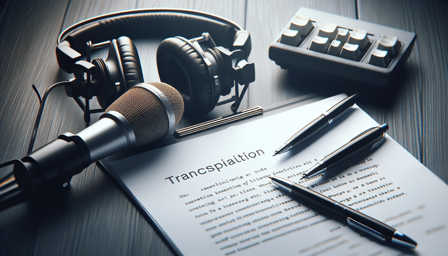 Transcription work: Converting audio or video into written documents