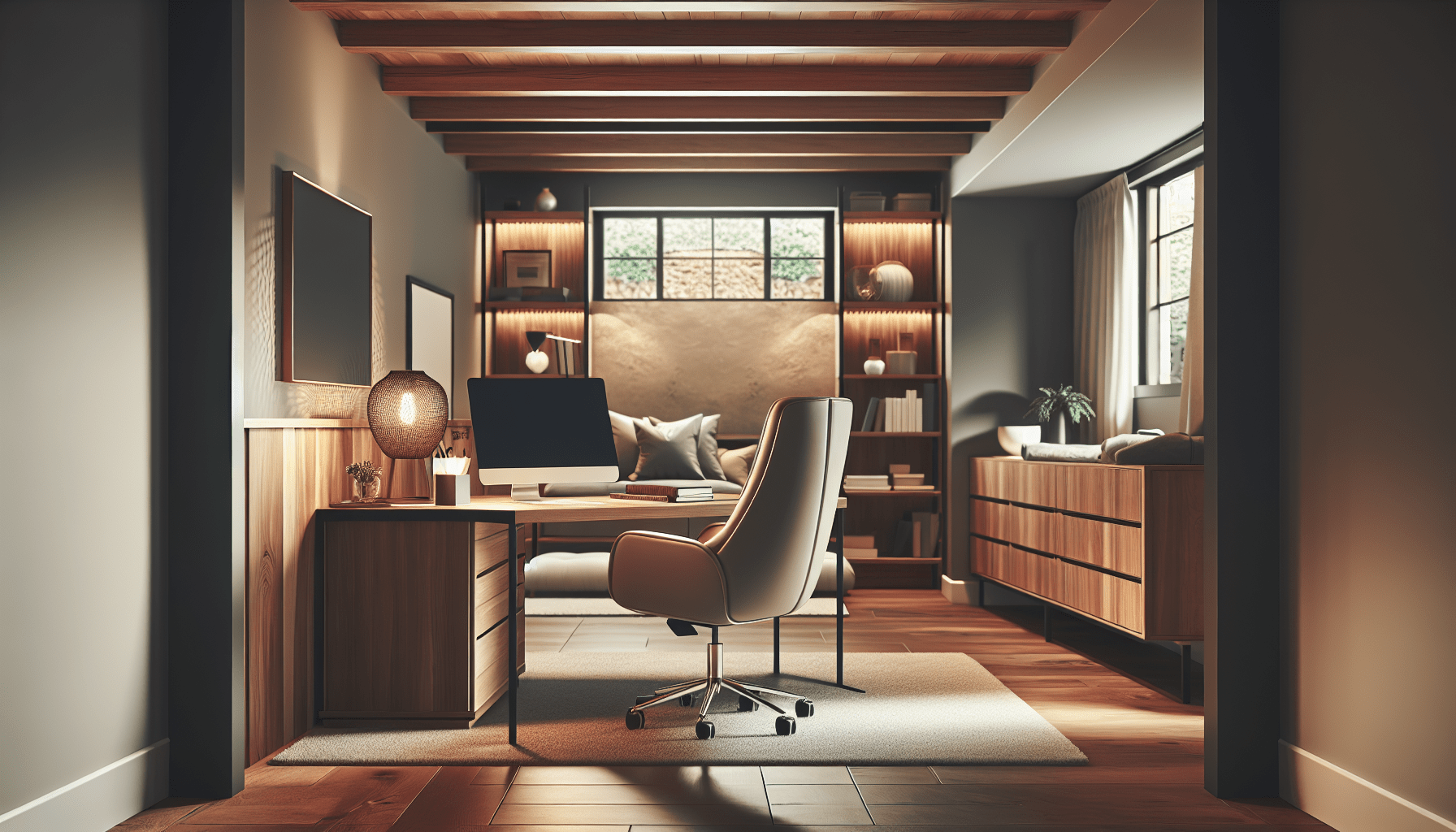 Transform Your Basement into a Stylish Home Office