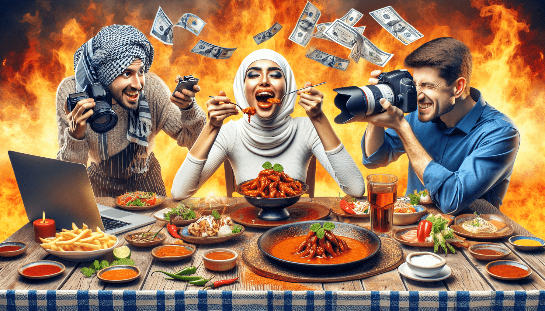 Earn cash by eating food online